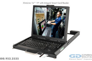 SlimLine 1U 19"with Smart Card Reader