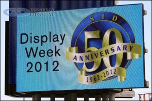2012 SID Display Week trade show billboard