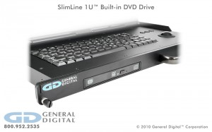 SlimLine 1U built-in DVD drive