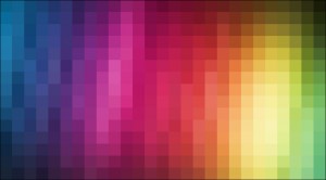 Color pixel grid