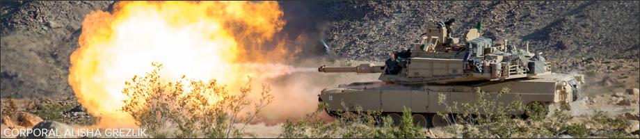 Army Tank Photo of Army Tank firing gun