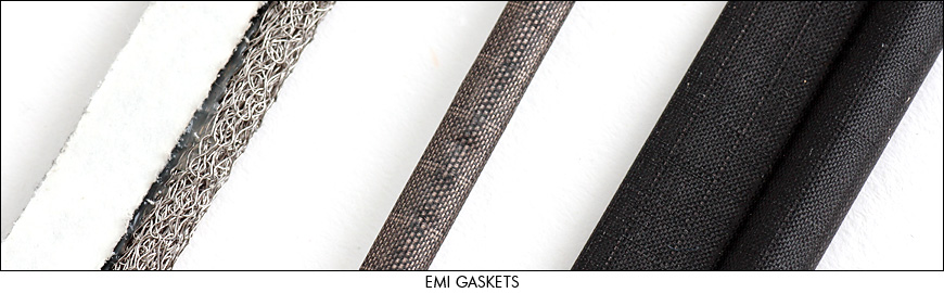EMI gaskets are used to reduce LCD monitor emissions EMI gaskets are used to reduce LCD monitor emissions