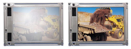 photo of display clarity comparison